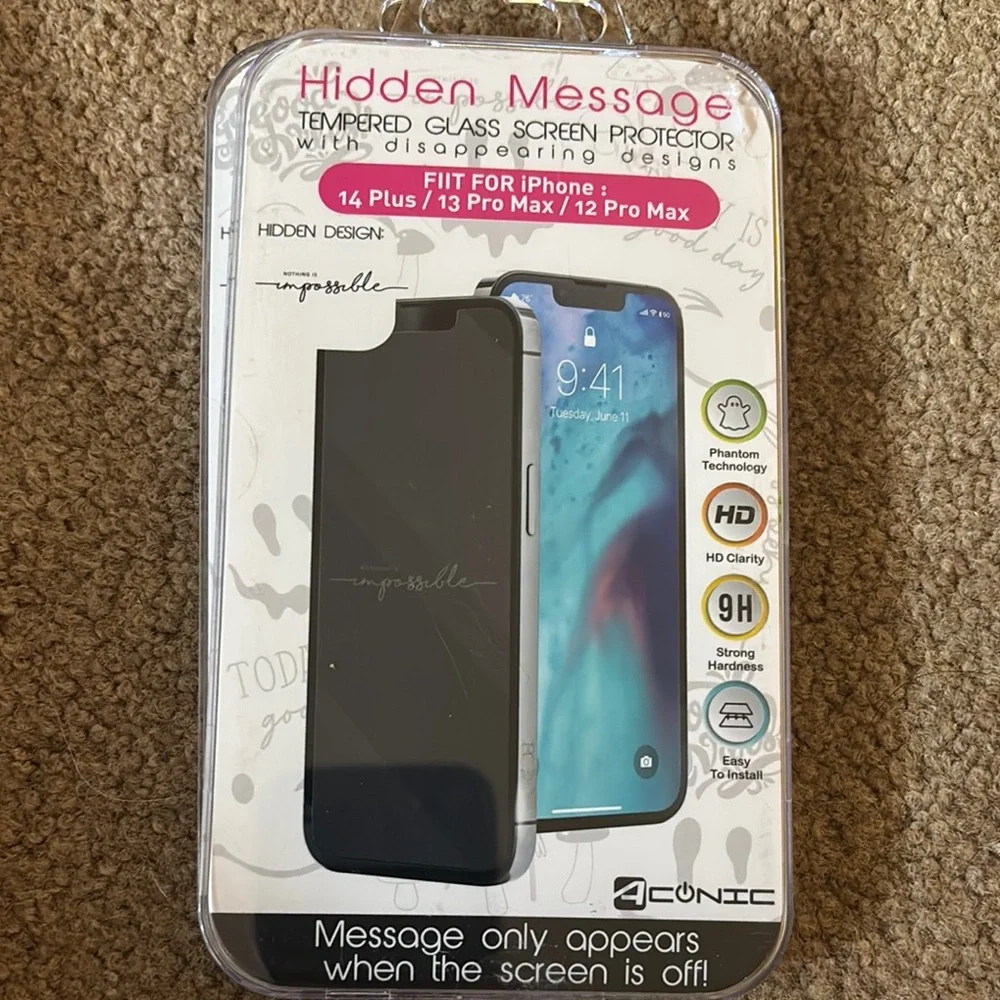 6 Screen Protectors for iPhone with hidden messages